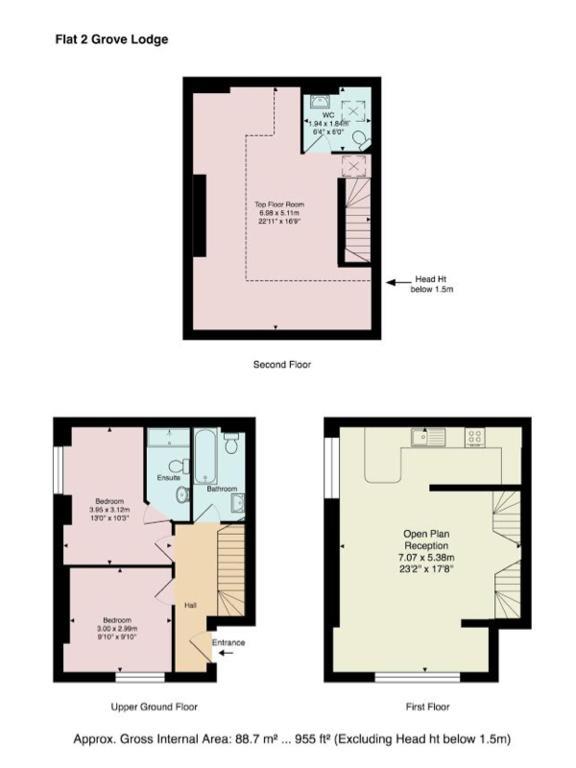 Finchley Central Luxury 3 Bed Triplex Loft Style Apartment هيندون المظهر الخارجي الصورة
